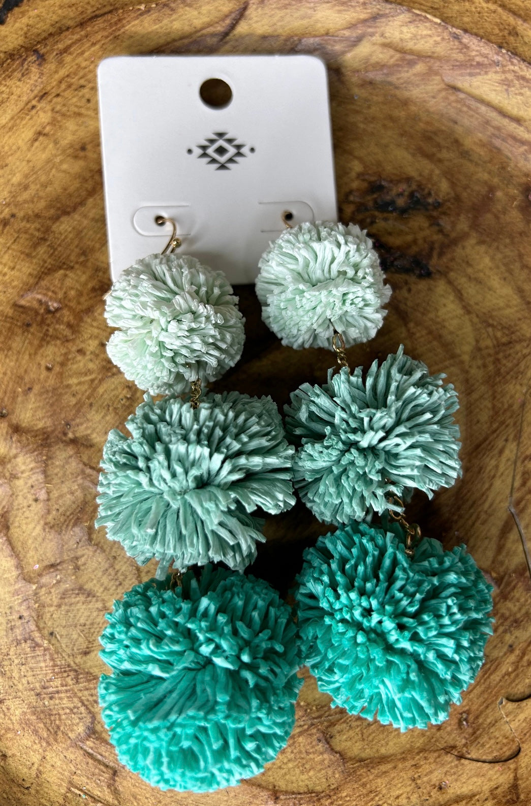 Emily Ombré Pom Earrings