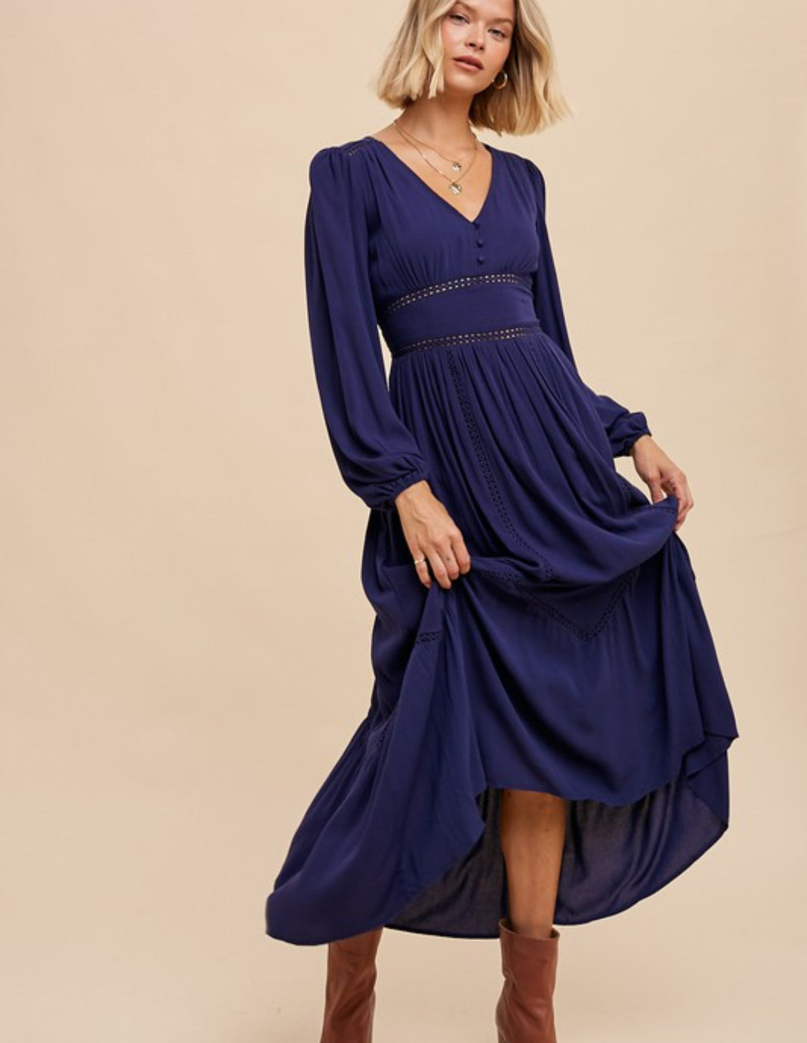 Back To December Maxi Dress