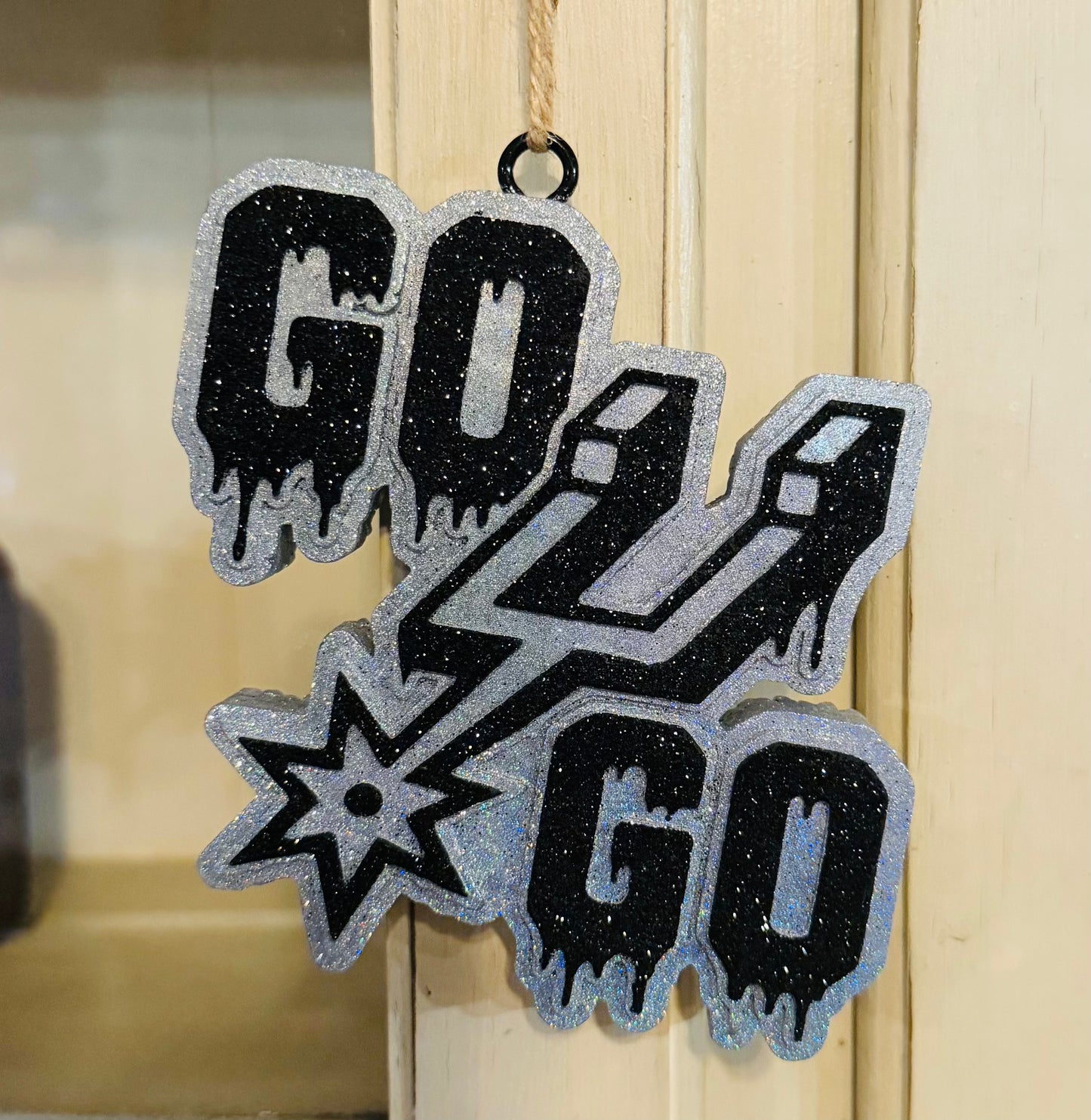 Go Spurs Go Glitter Freshie
