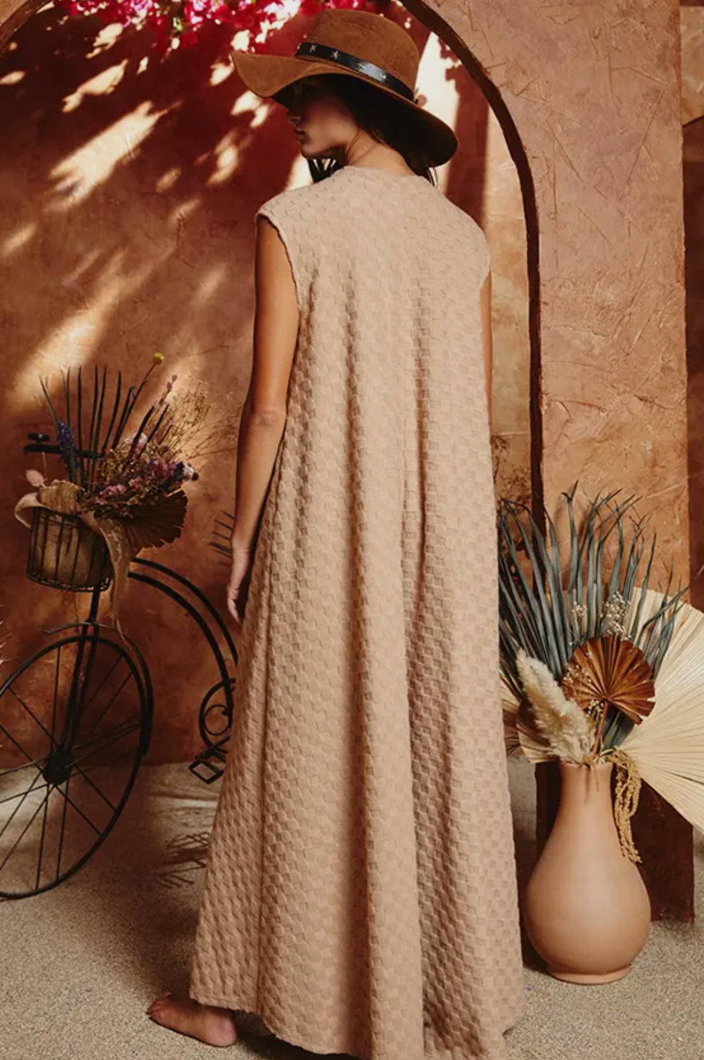 Adriana Textured Knit Jumpsuit
