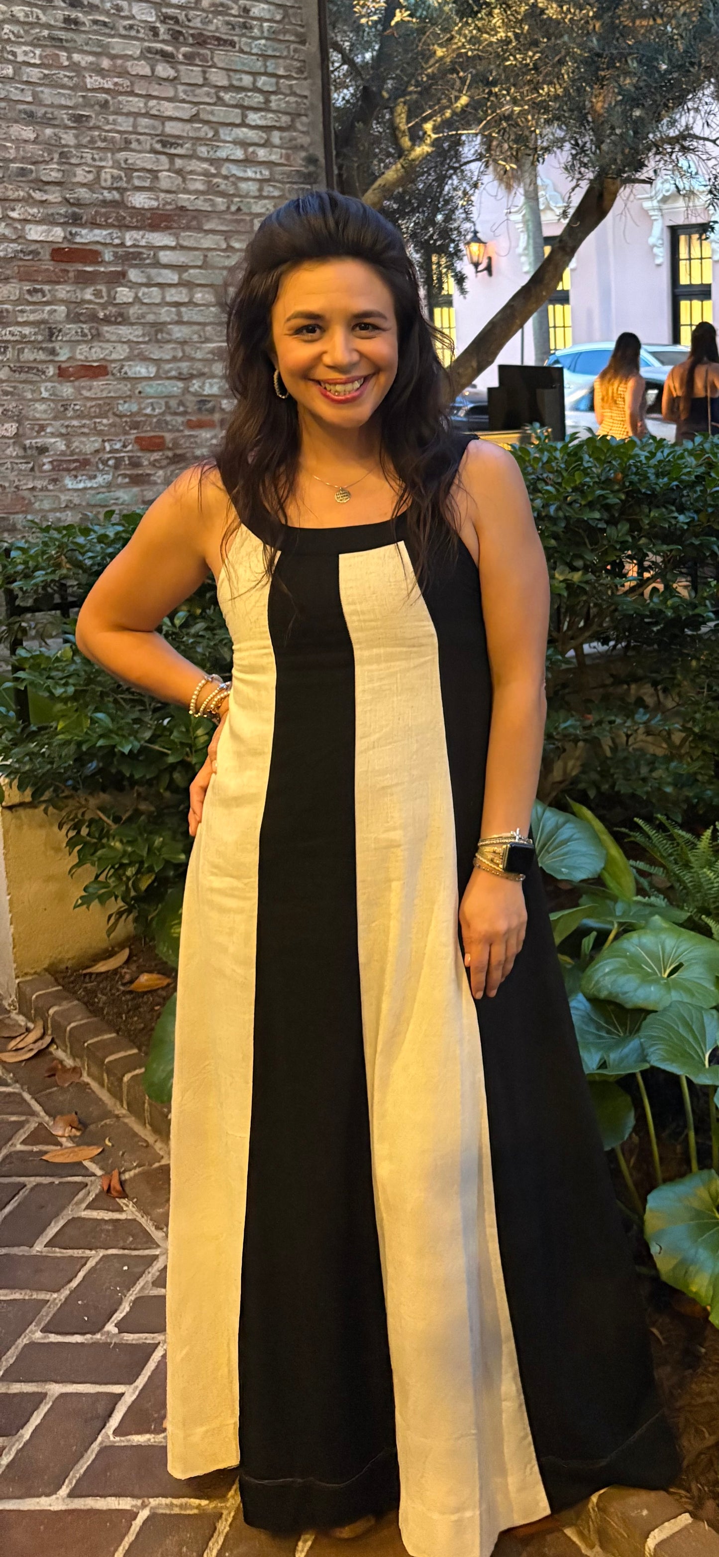 Aleah Color Block Maxi Dress