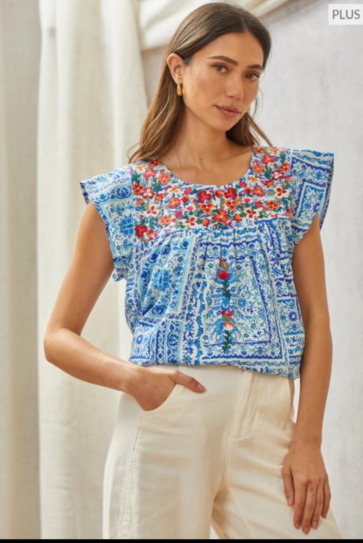 Calista Savanna Jane Curvy Top
