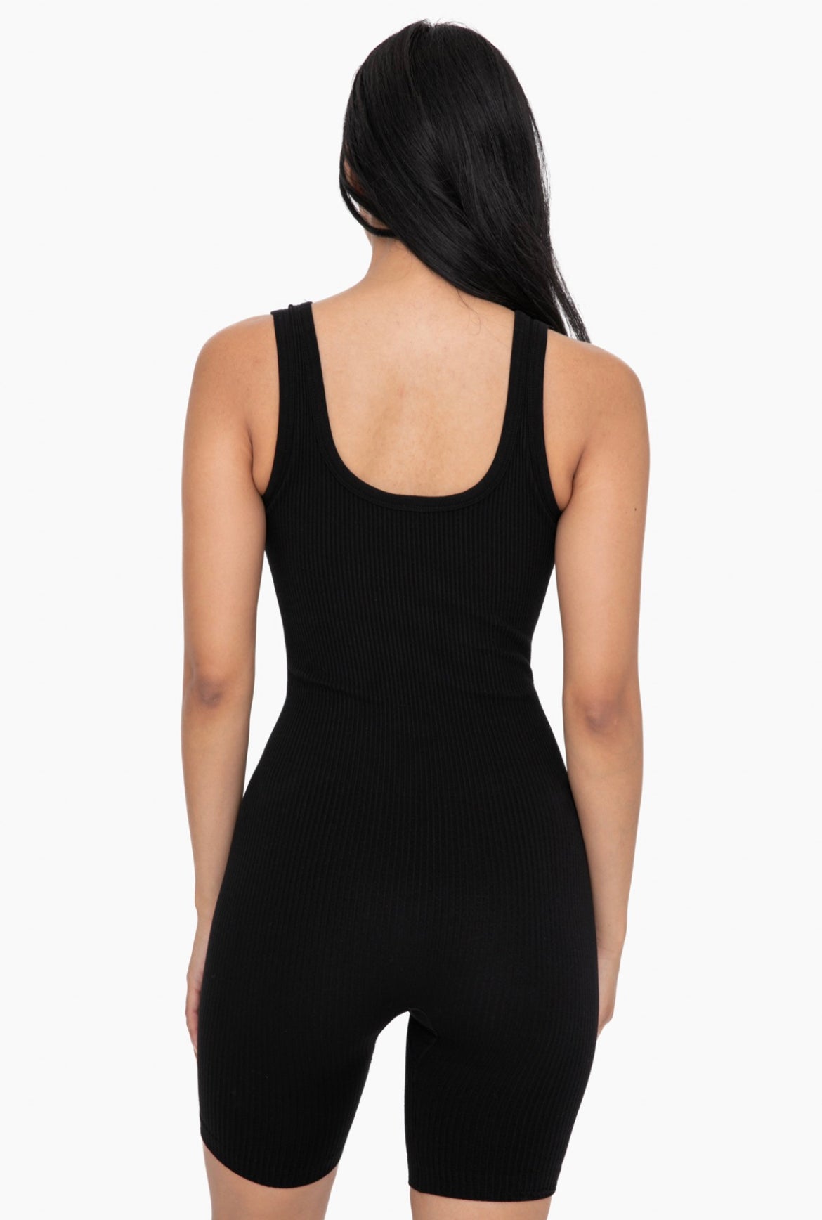 Jillian Mid Thigh Ribbed Bodysuit