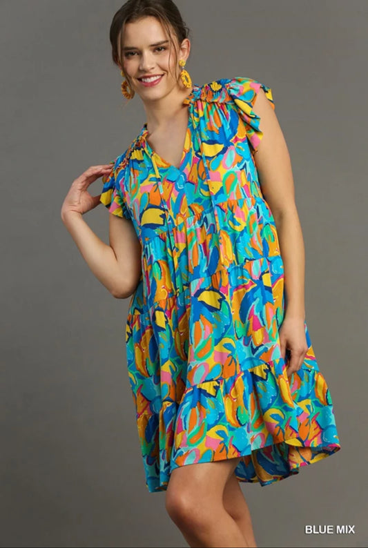 Alaina Abstract Dress