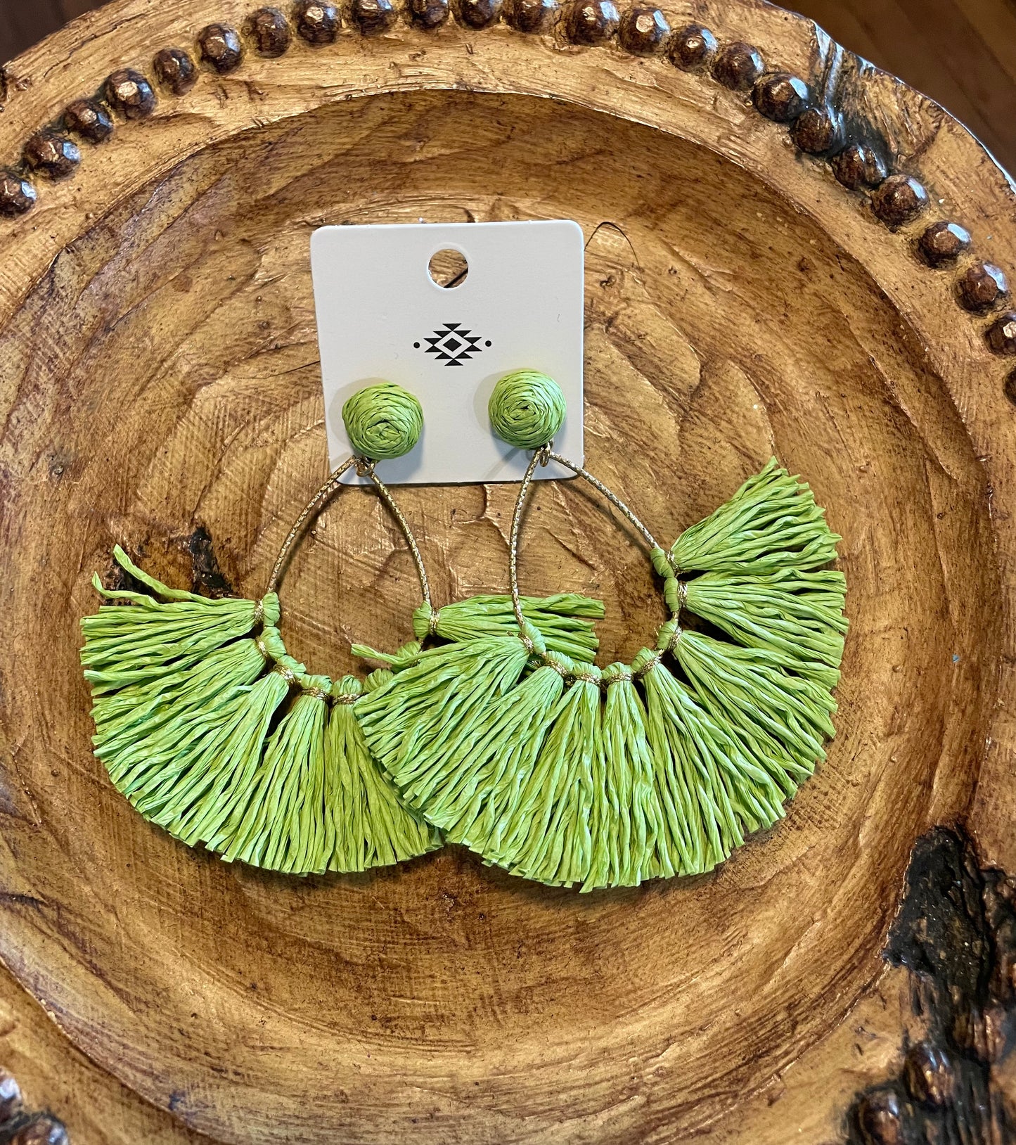 Fringe Tear Drop Earrings