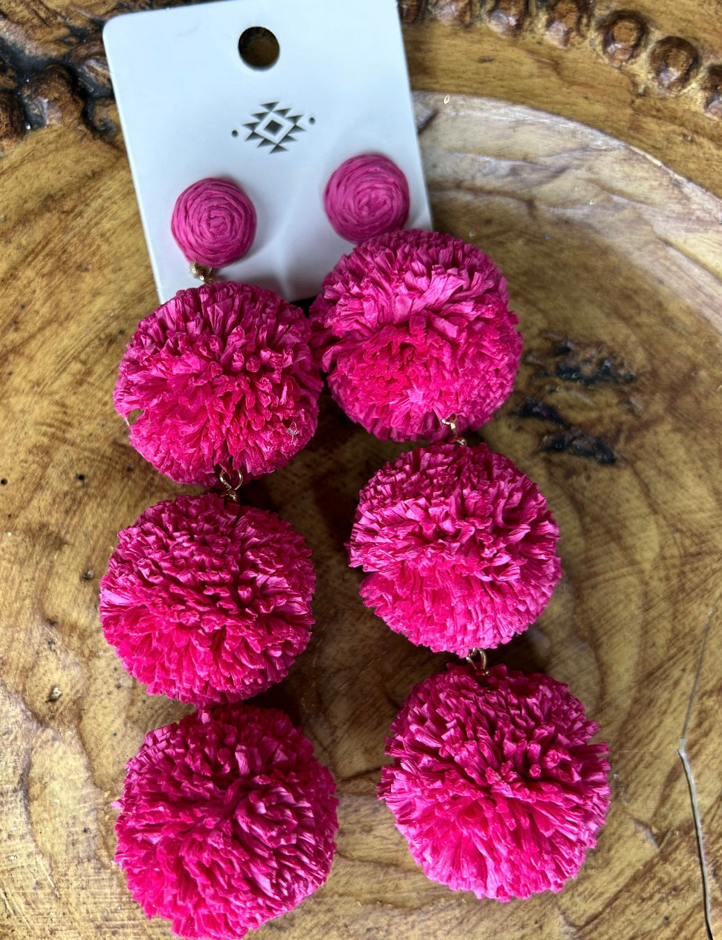 Kayla Pom Earrings