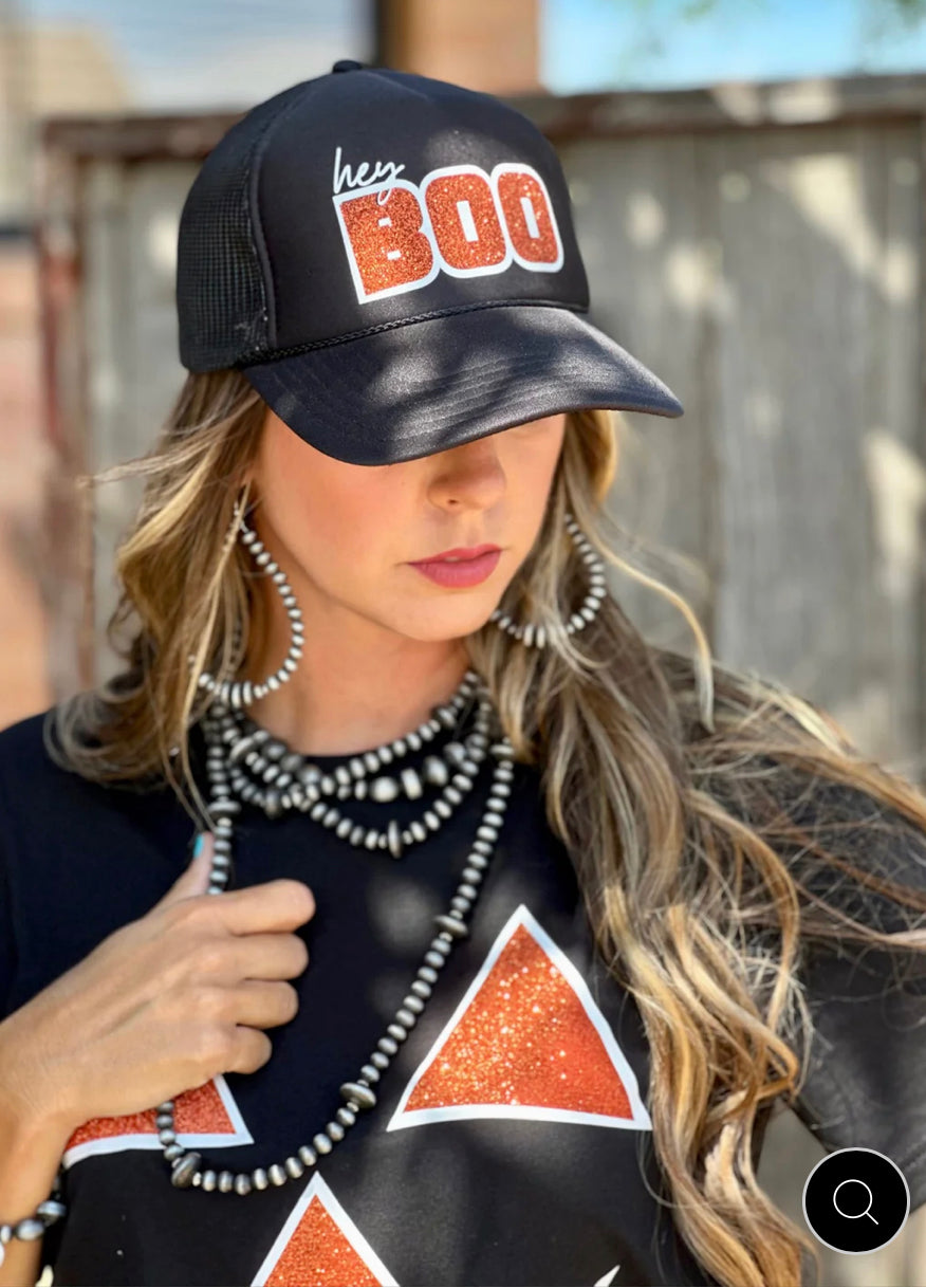 Hey Boo Trucker Cap
