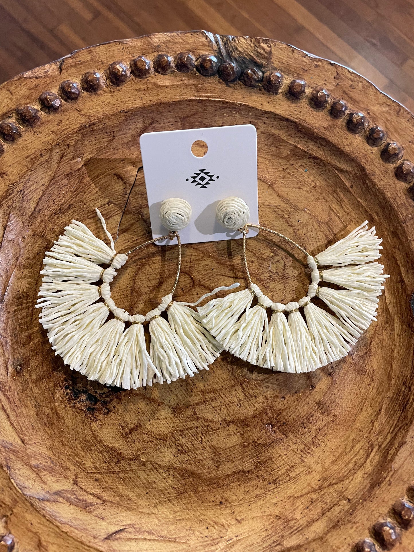 Fringe Tear Drop Earrings