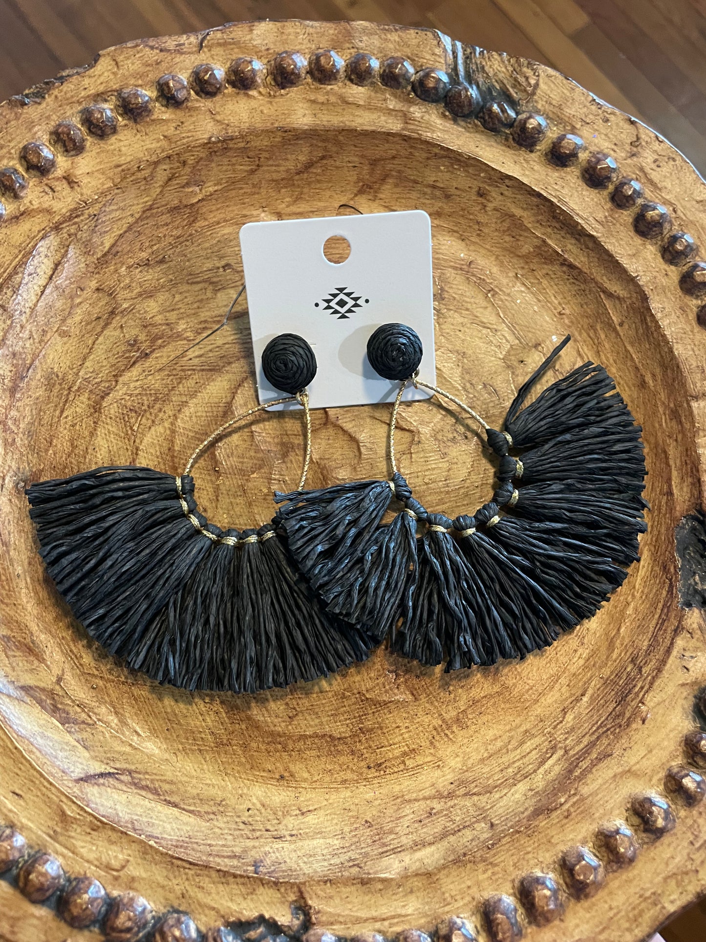 Fringe Tear Drop Earrings