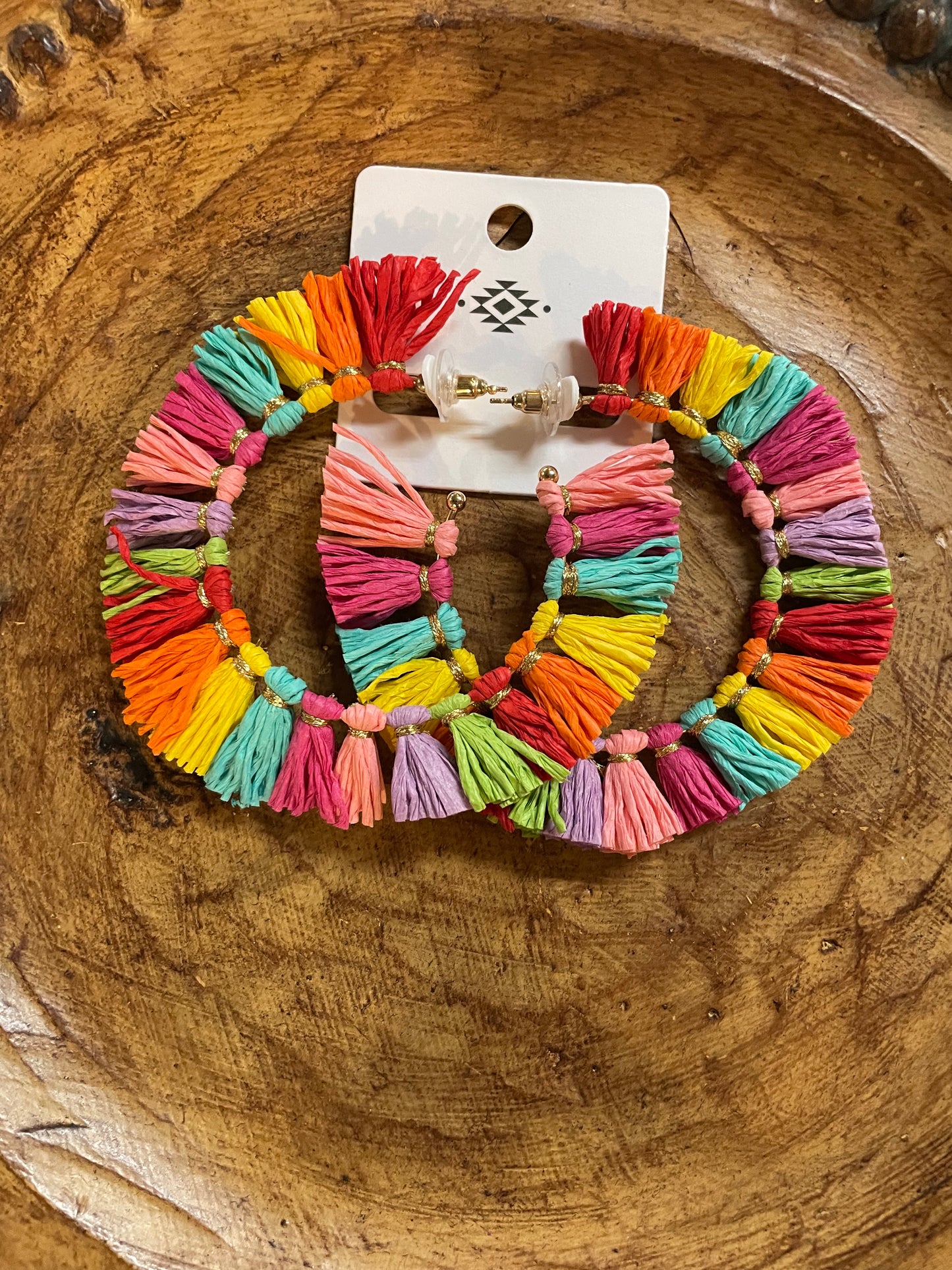 Fringe Hoop Earrings