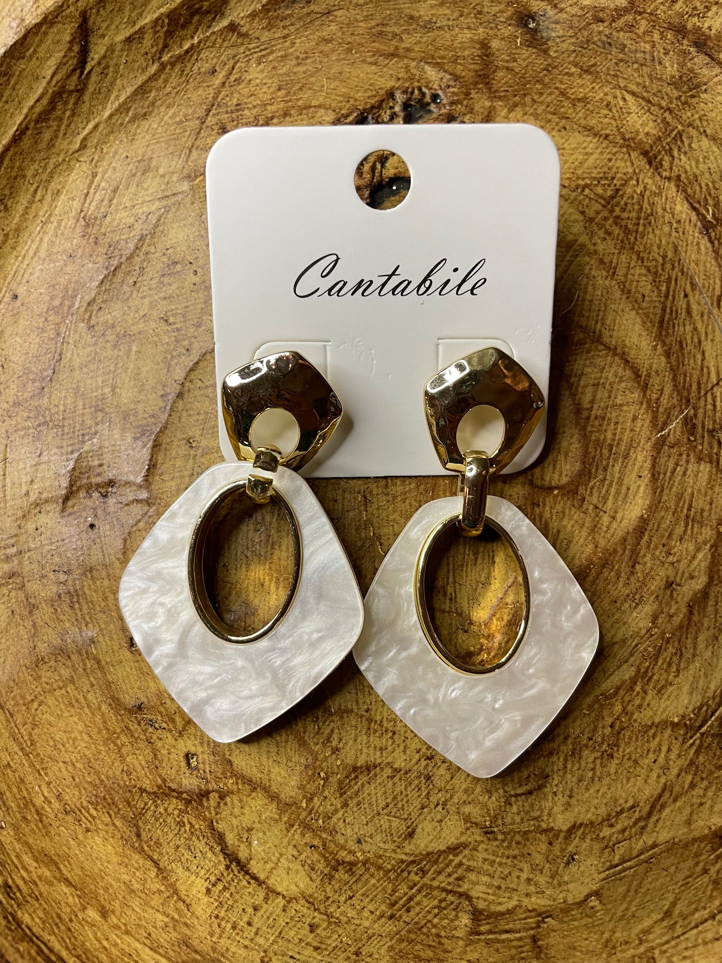 Cantabile Coral Earrings
