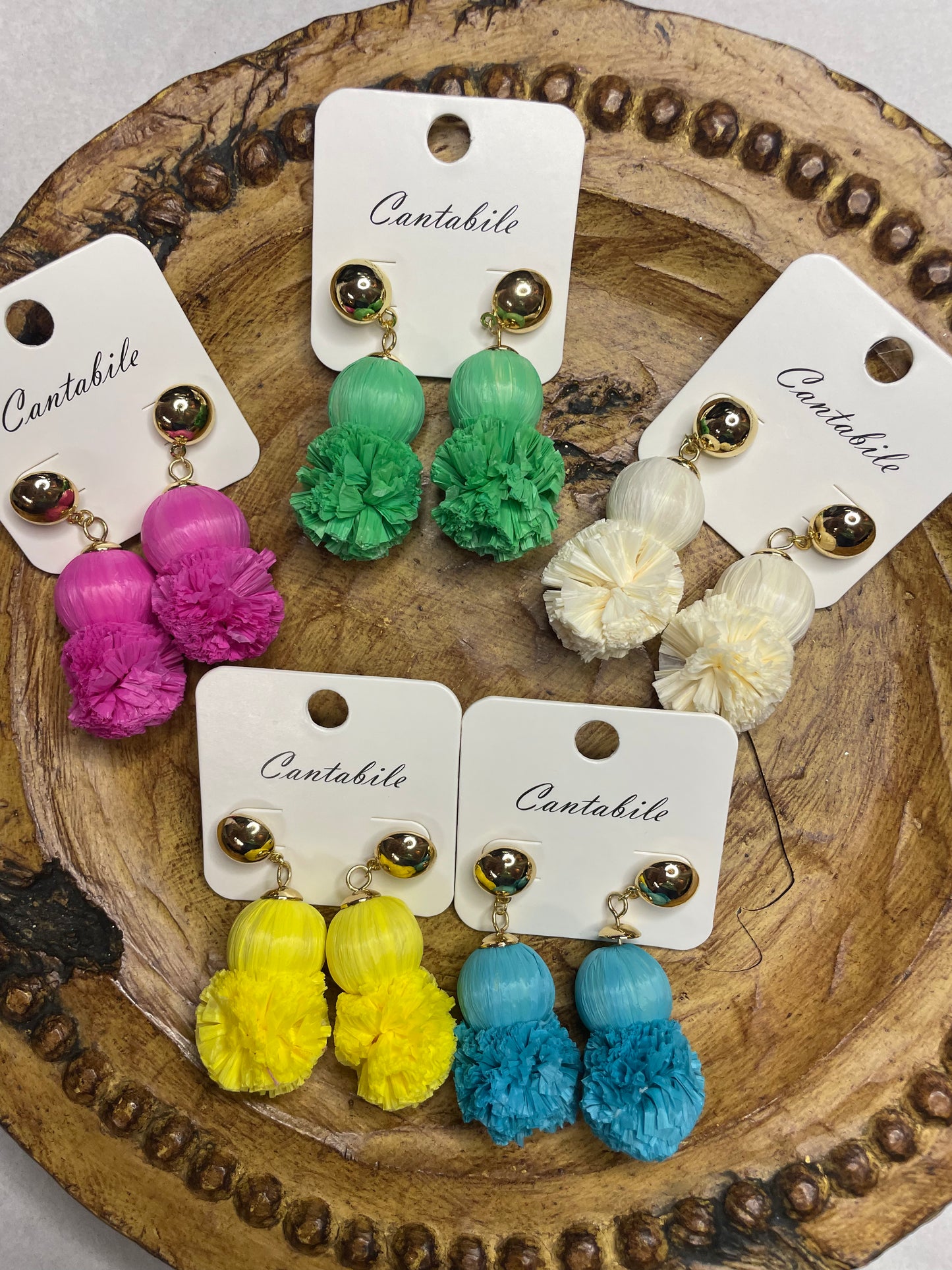 Cantabile Puffed Earrings