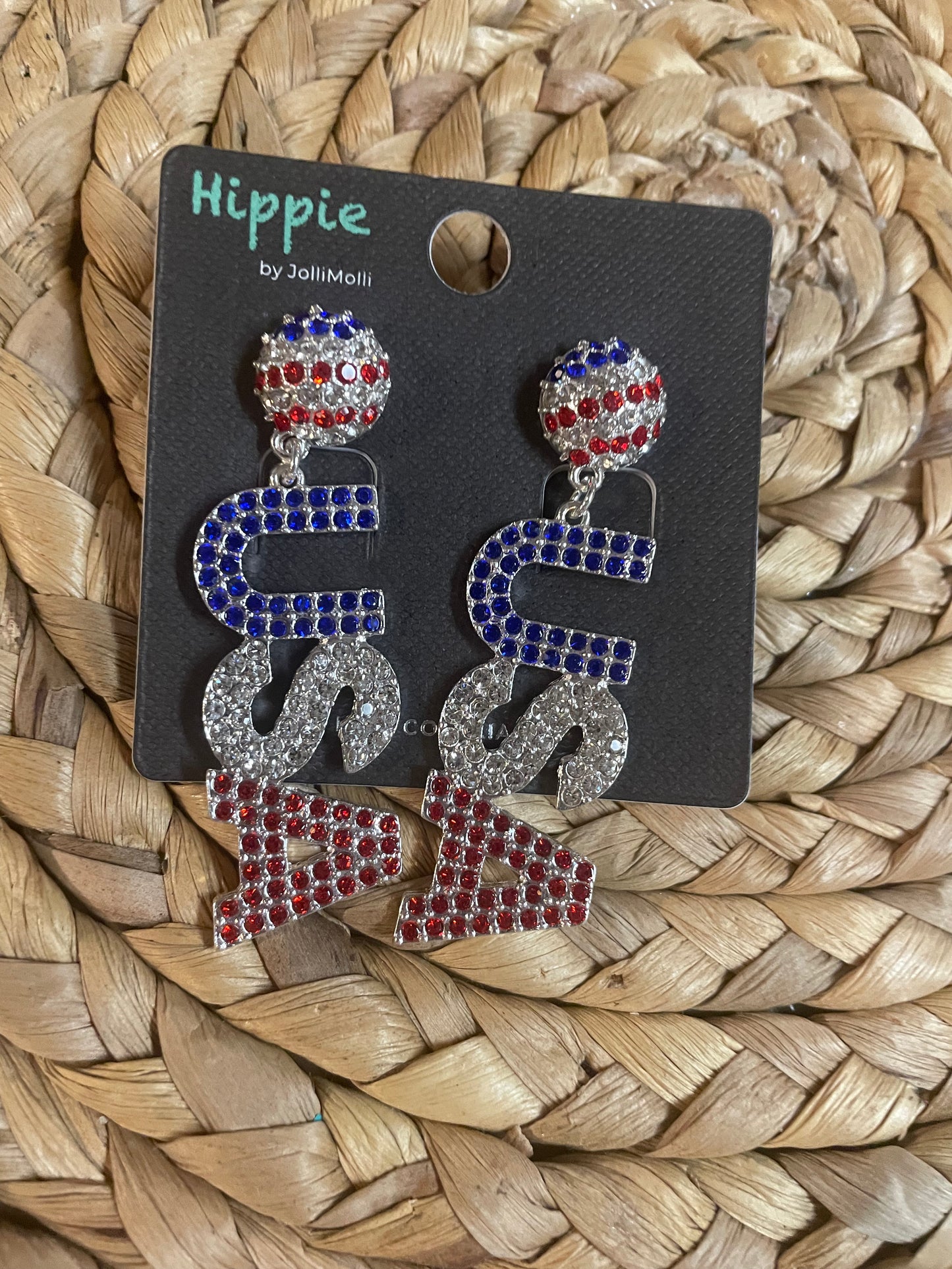 USA Dangle Earrings 