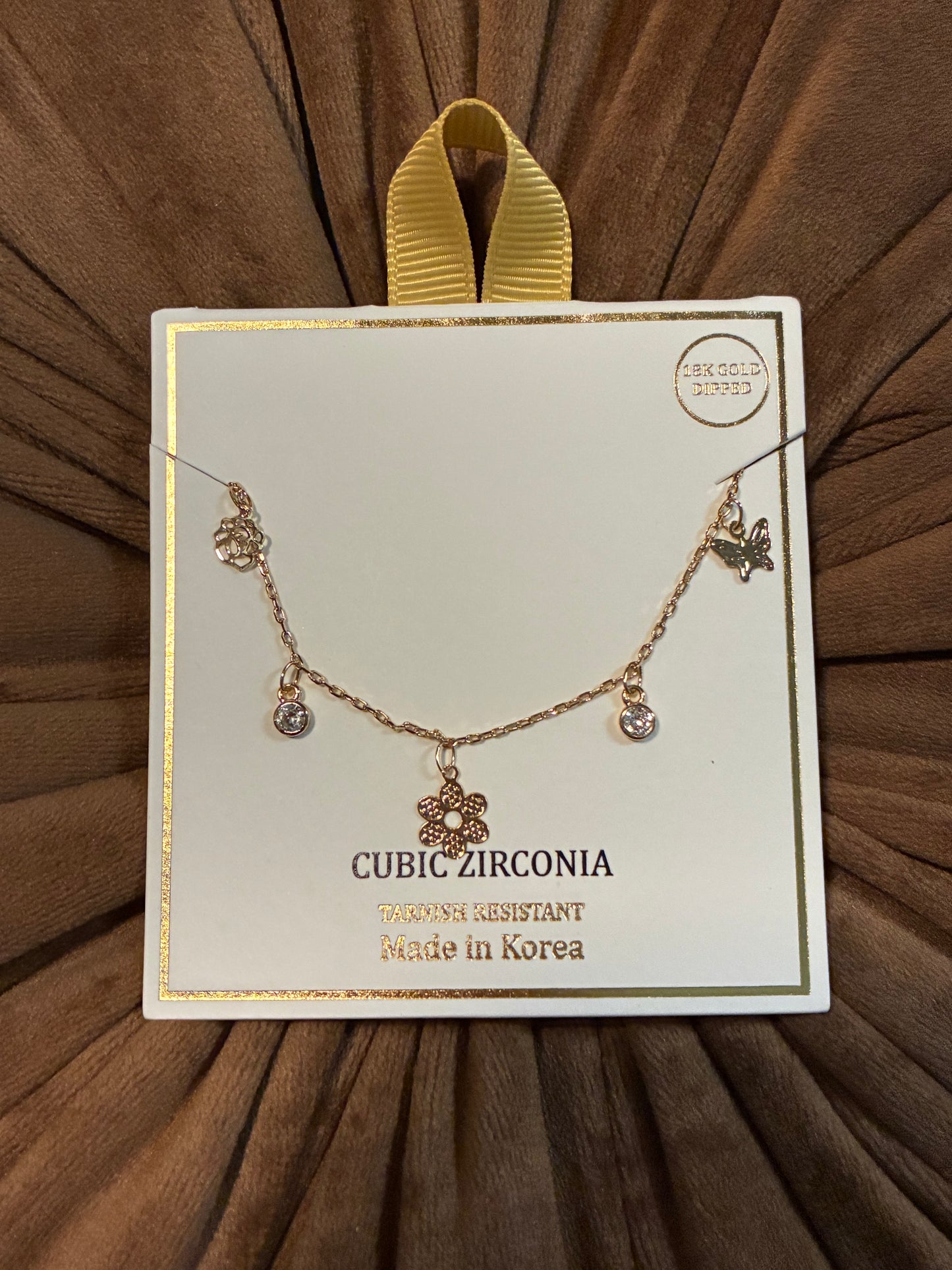 Flower Charm Necklace