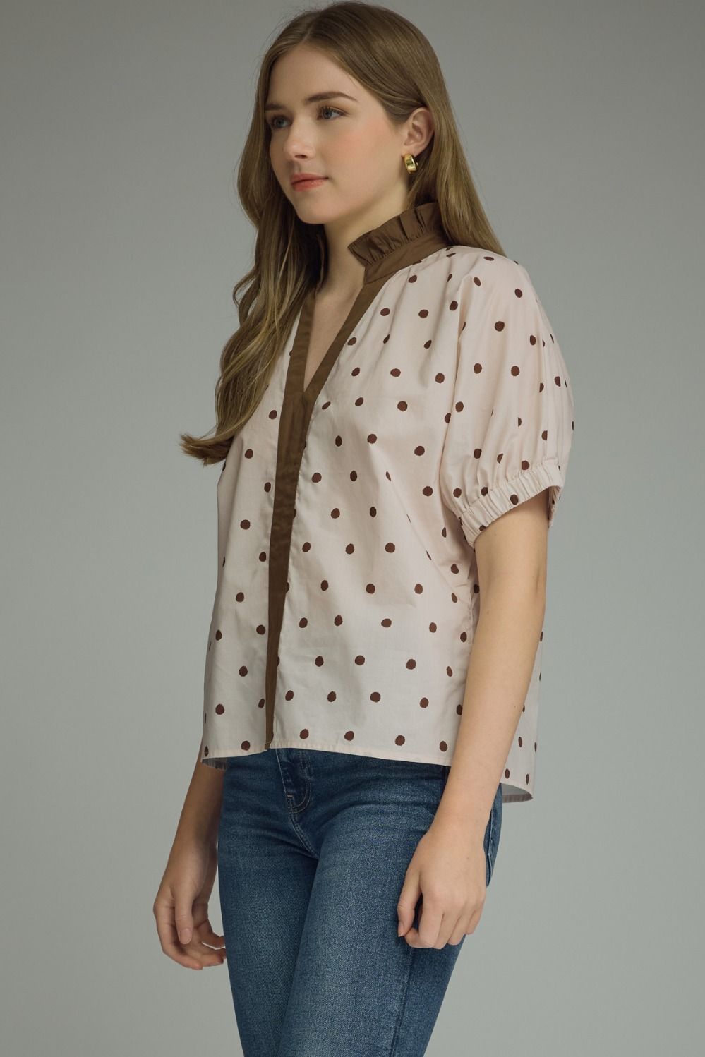 Chloe Polka Dot Top