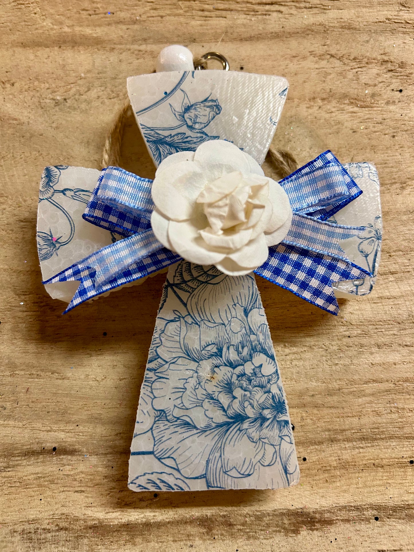 Floral Cross Freshie