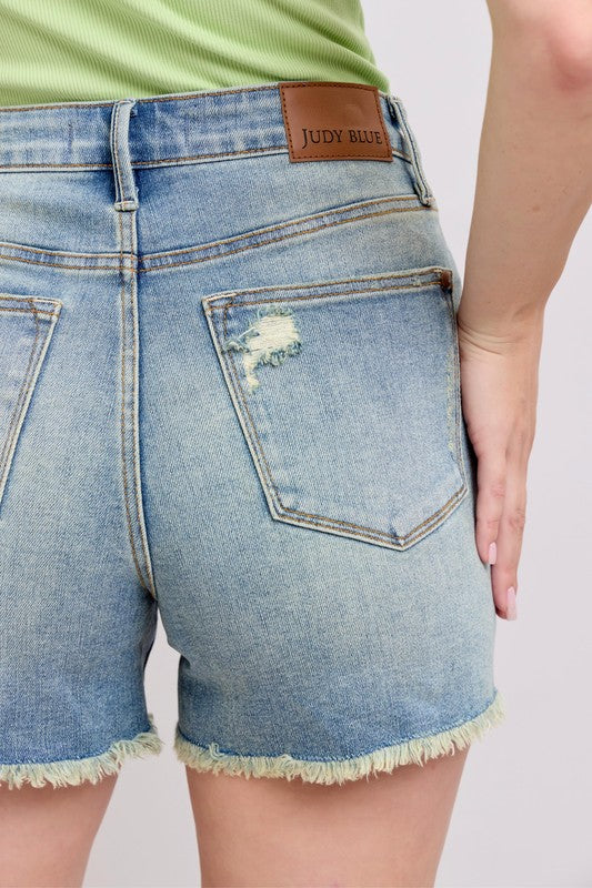 Carley Vintage Washed Judy Blue Shorts
