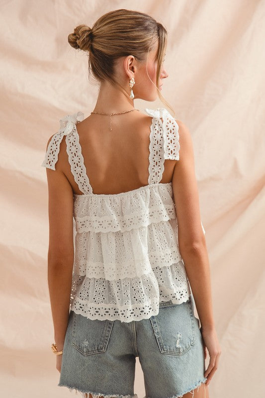 Mallory Ruffle Top
