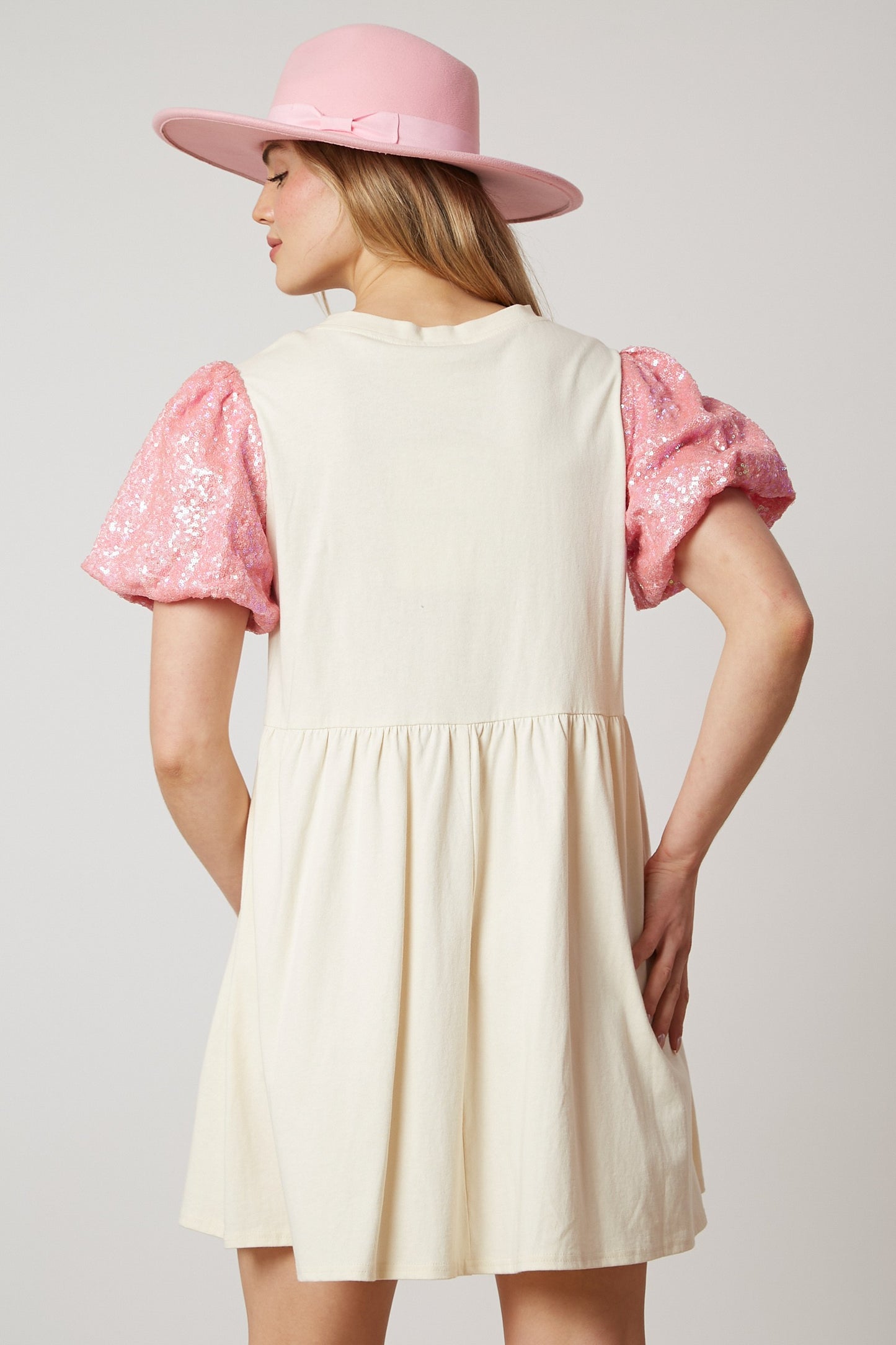 Juliet Sequin Bow Dress