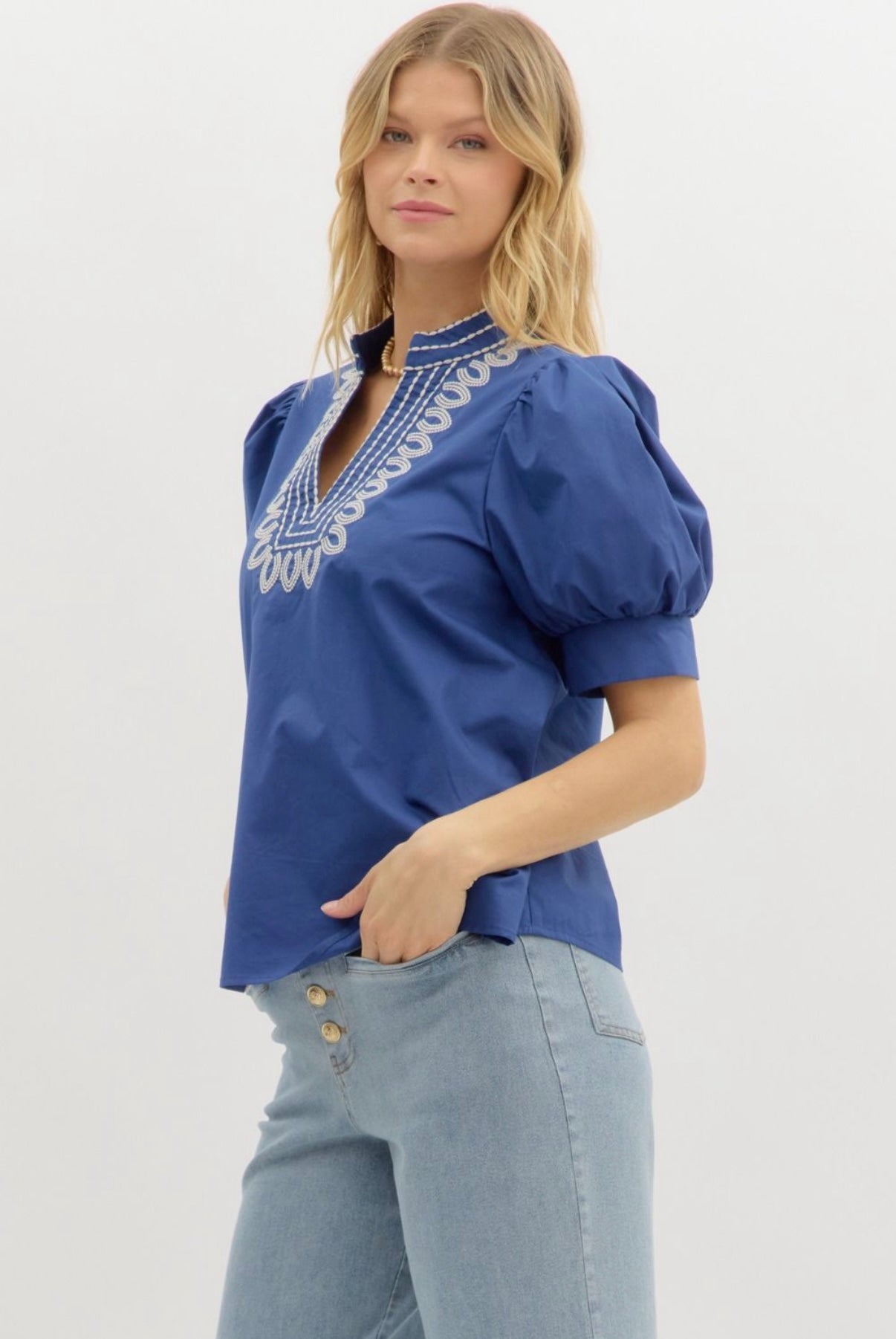 Iris V-Neck Top