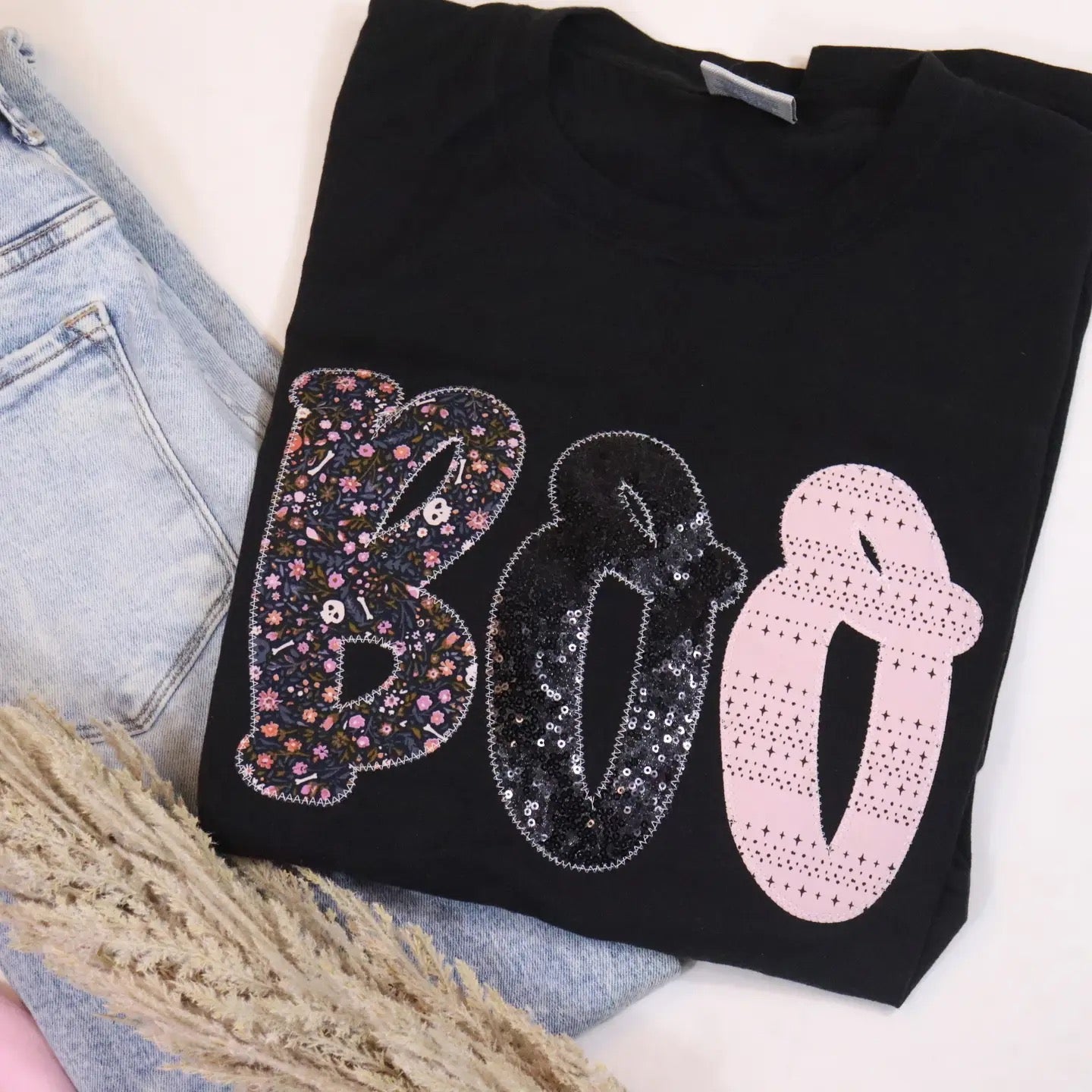 Pink Boo Graphic T-shirt