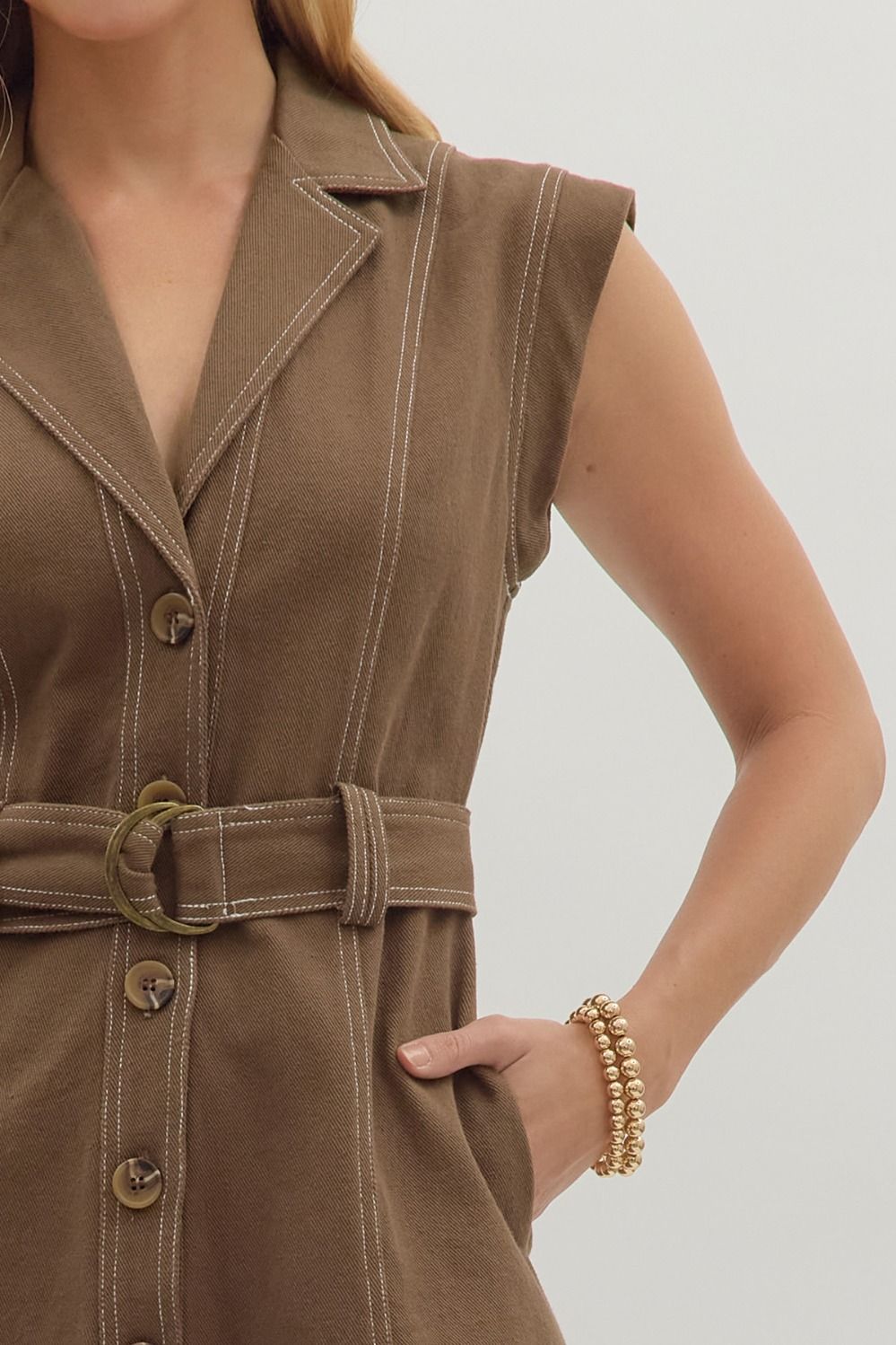 Denise Belt Mini Dress