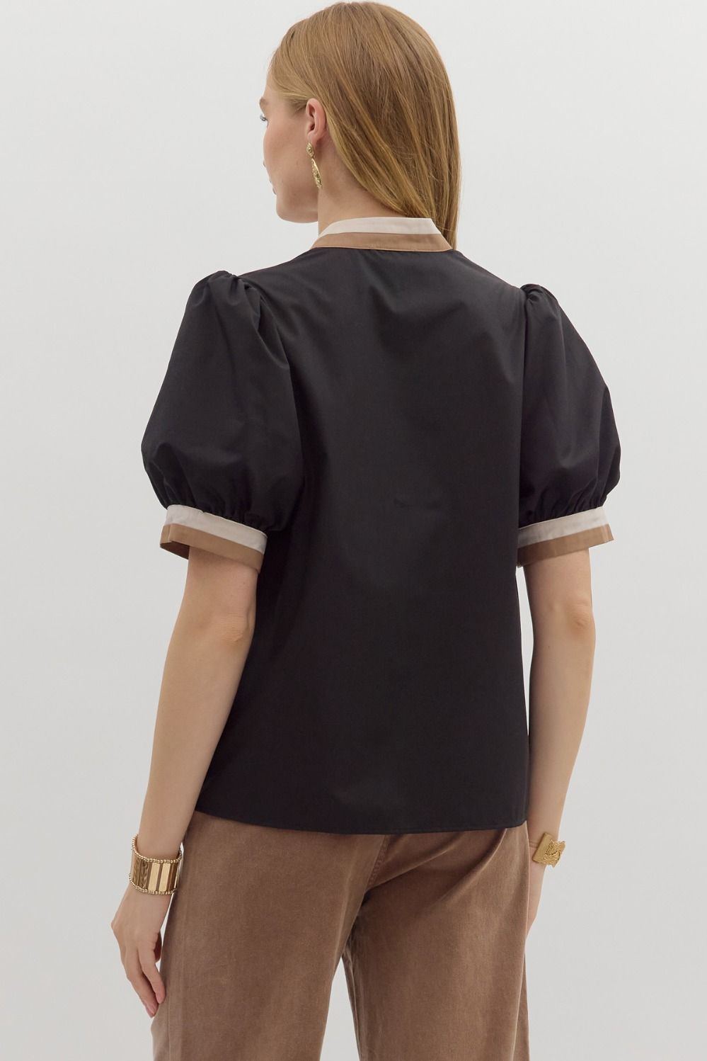 Mae Bubble Sleeve Blouse