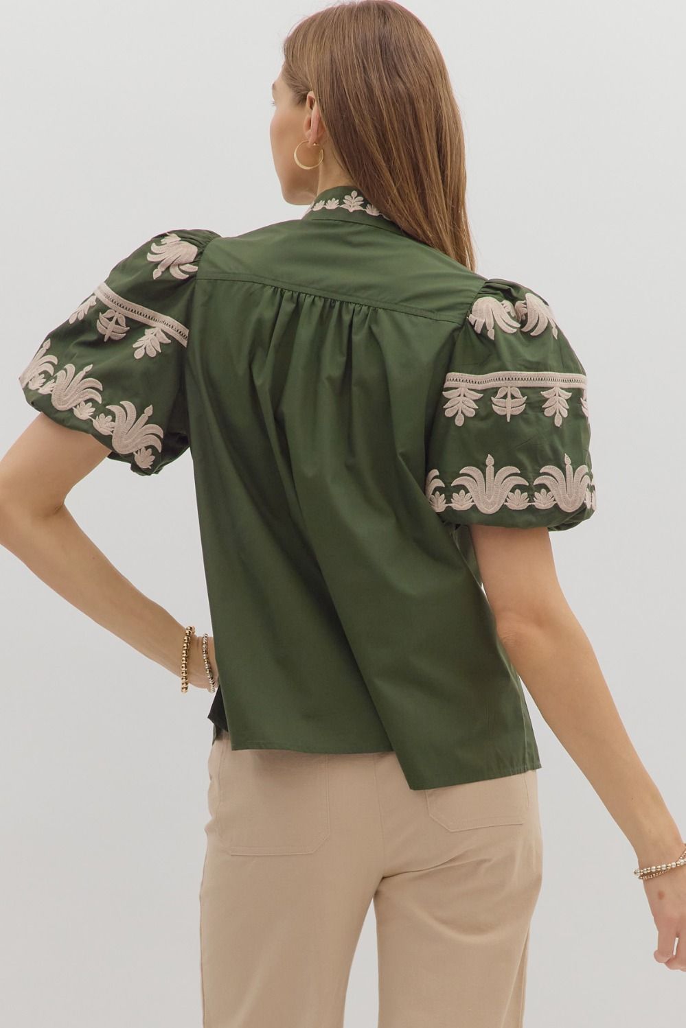 Jasmine Embroidered Top