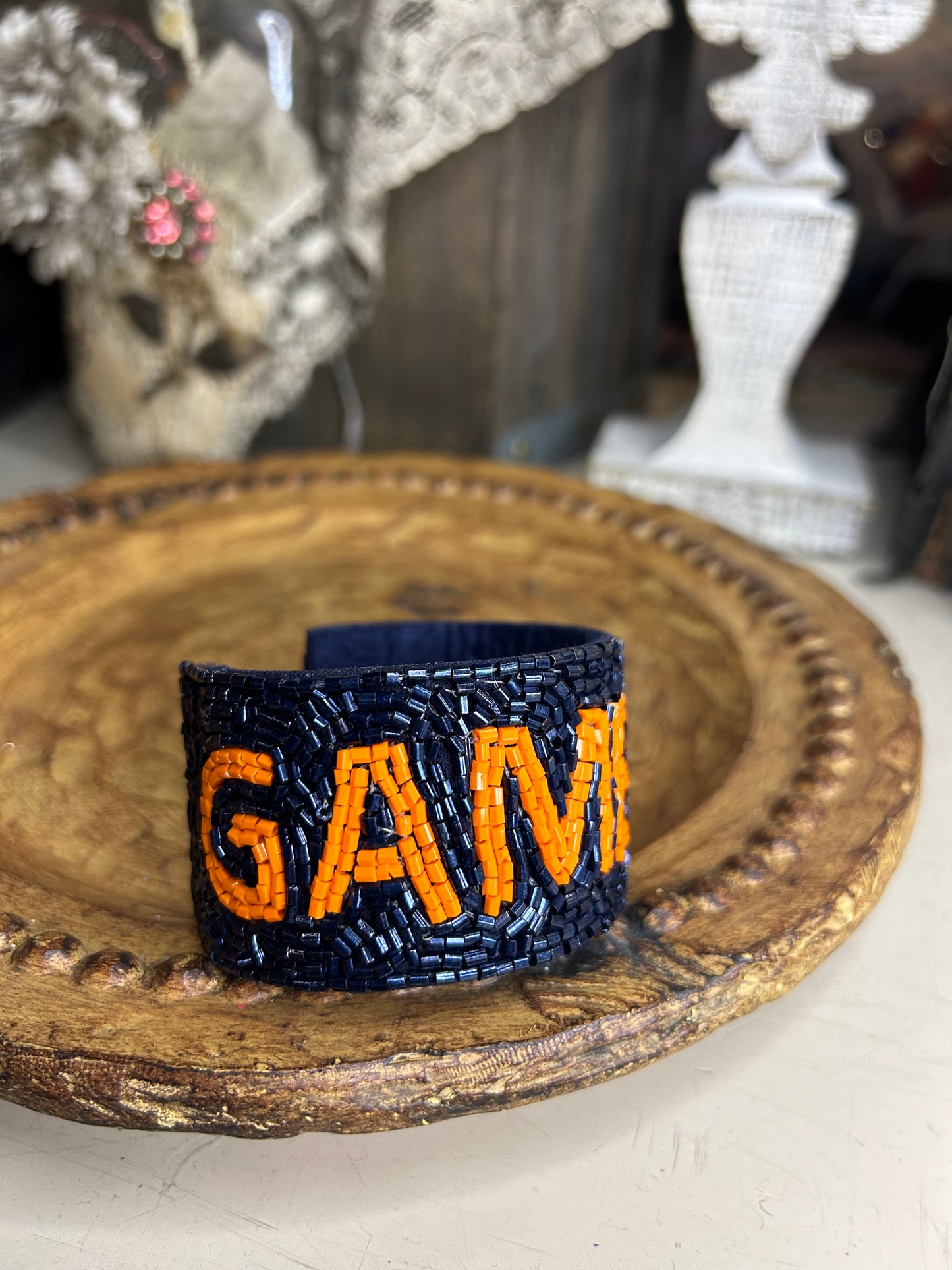 UTSA Beaded Cuff Bracelet