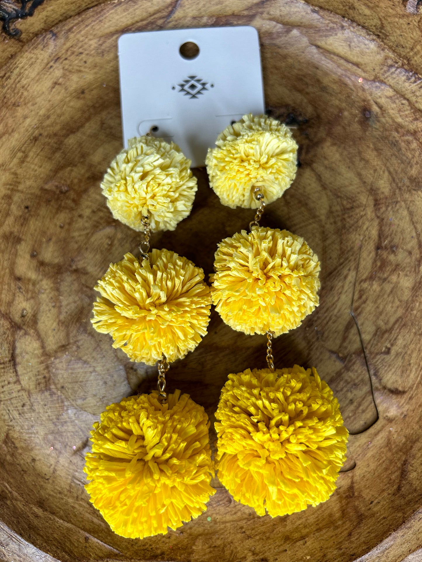 Emily Ombré Pom Earrings