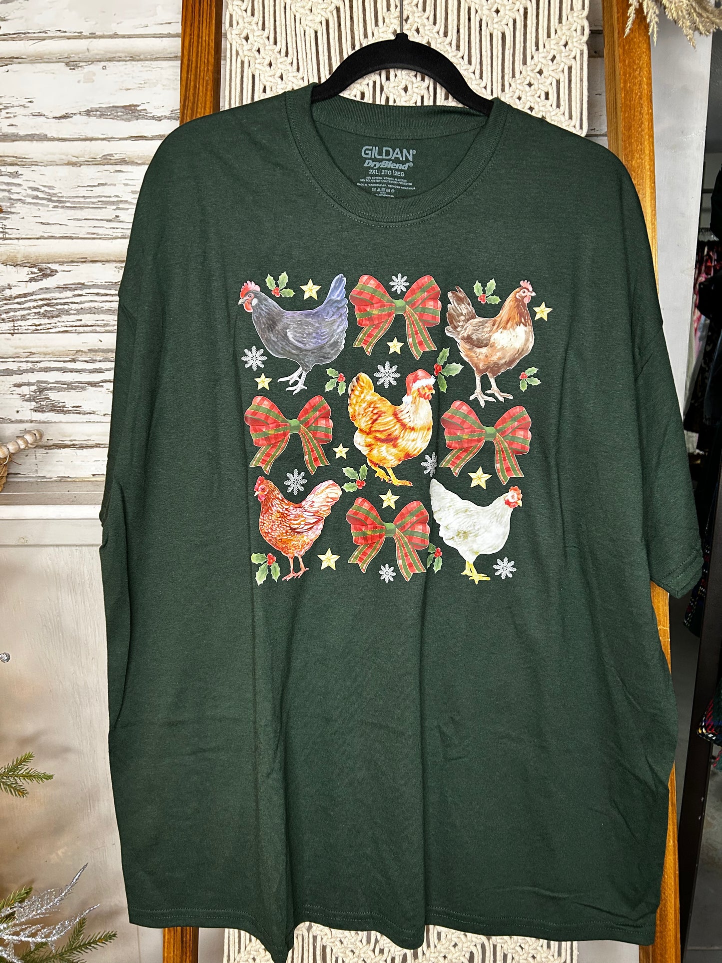 Chickens and Bows Tee