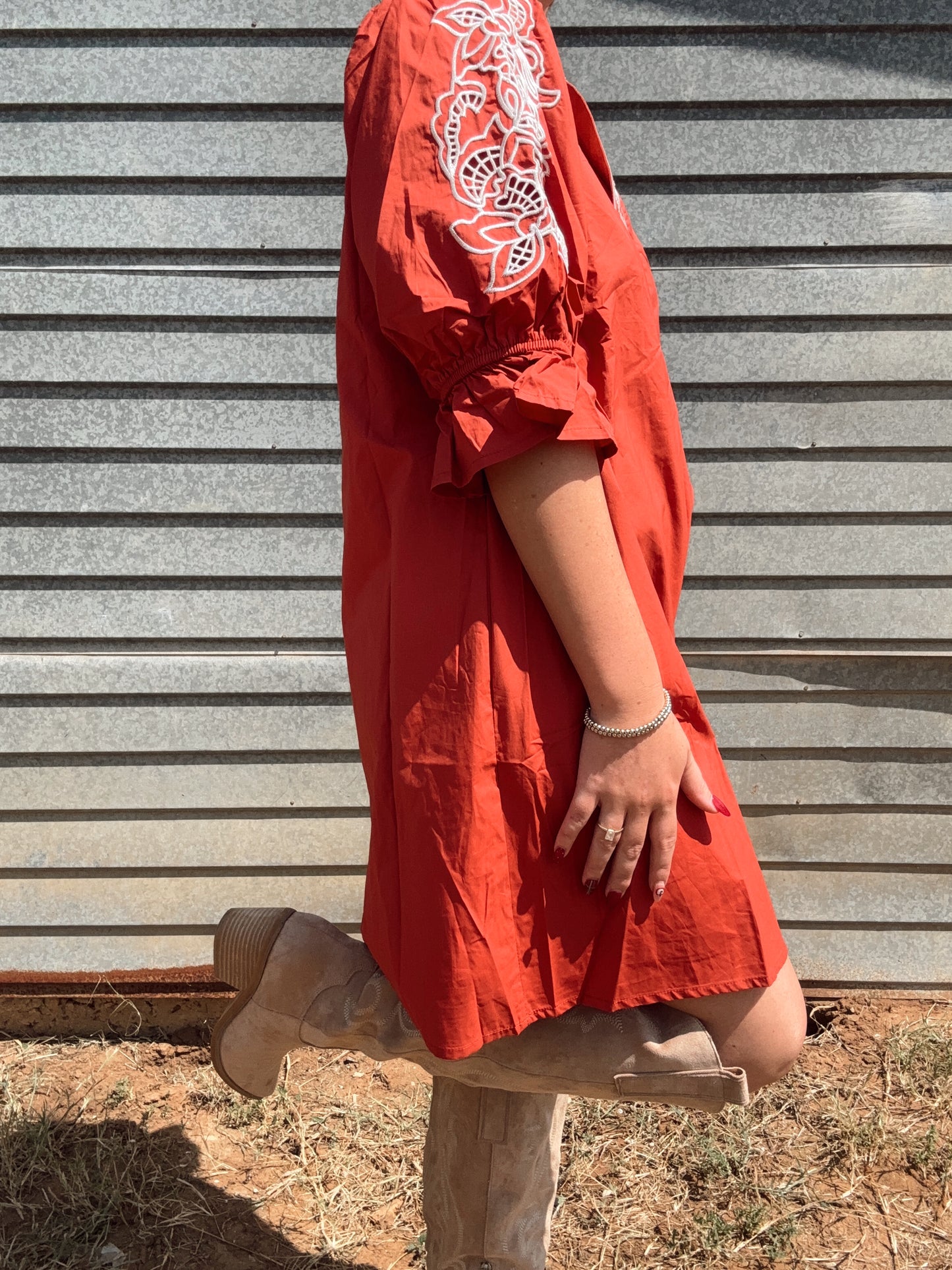Autumn Embroidered Dress
