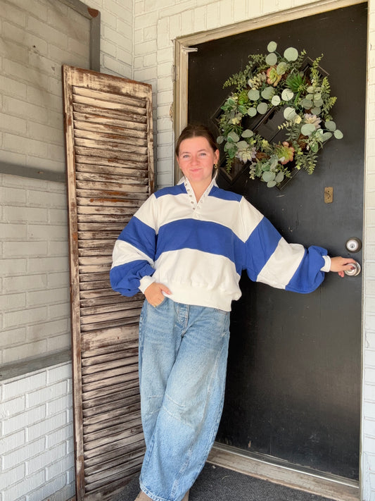 Elise Striped Pullover