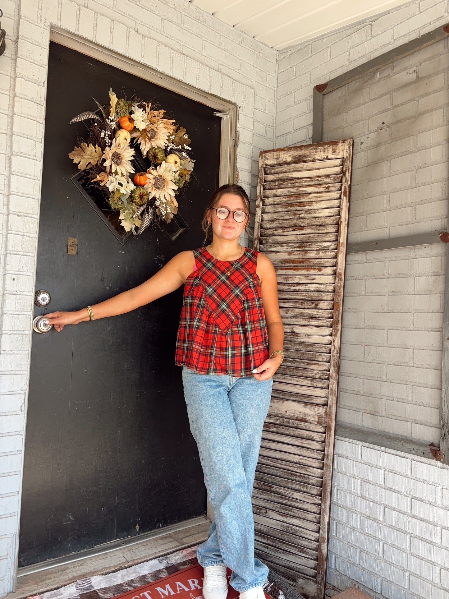 Holiday Season Sleeveless Top