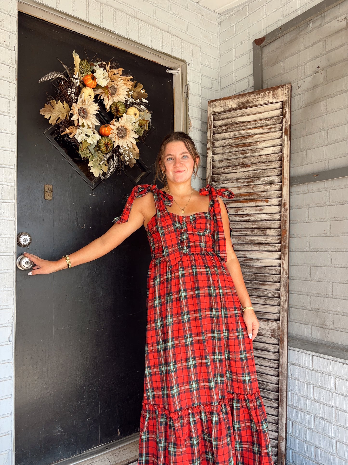 Holiday Plaid Dress
