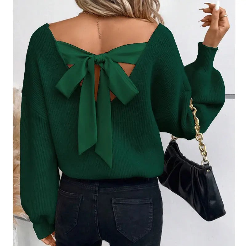 Esmeralda Bow Sweater