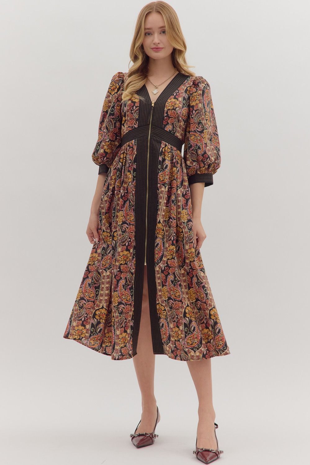 Christi Print Dress