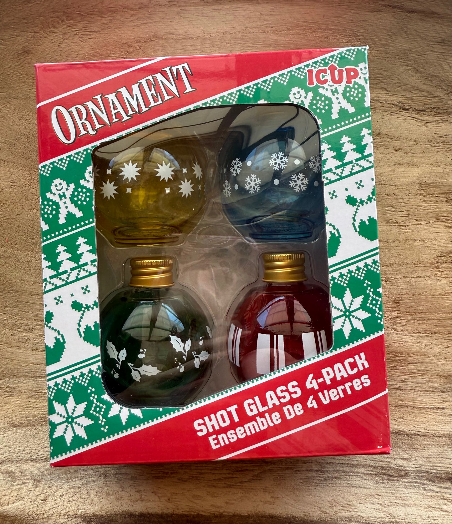 Christmas Ornament Shot Glasses
