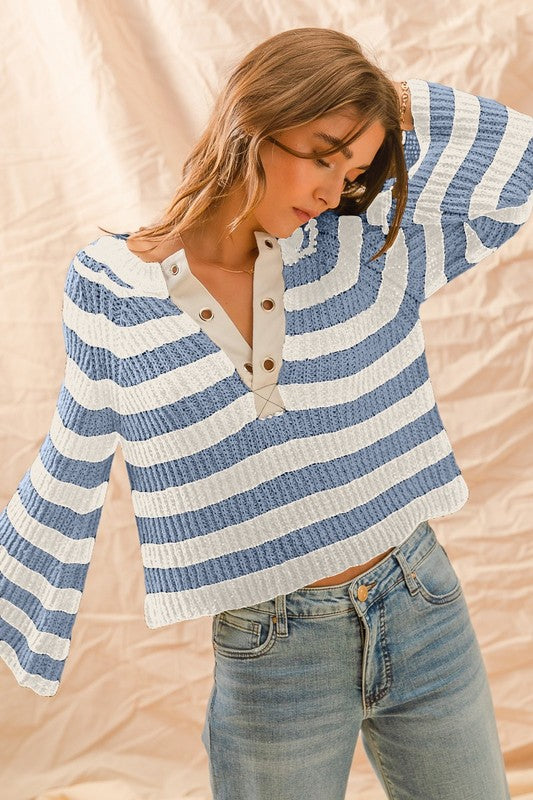 Elowen Striped Sweater