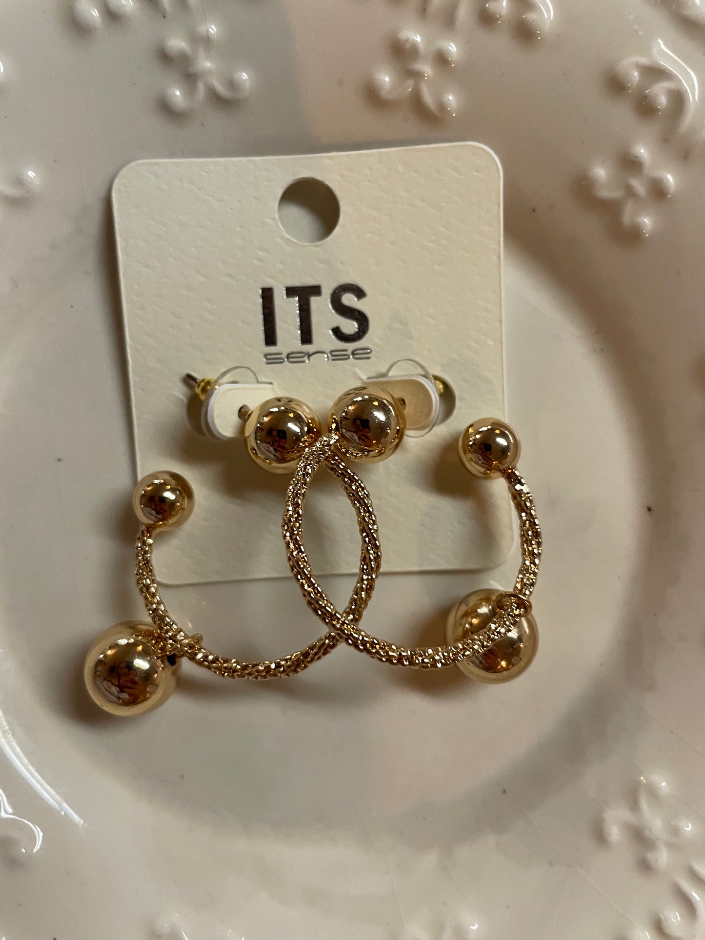 Studded Hoops