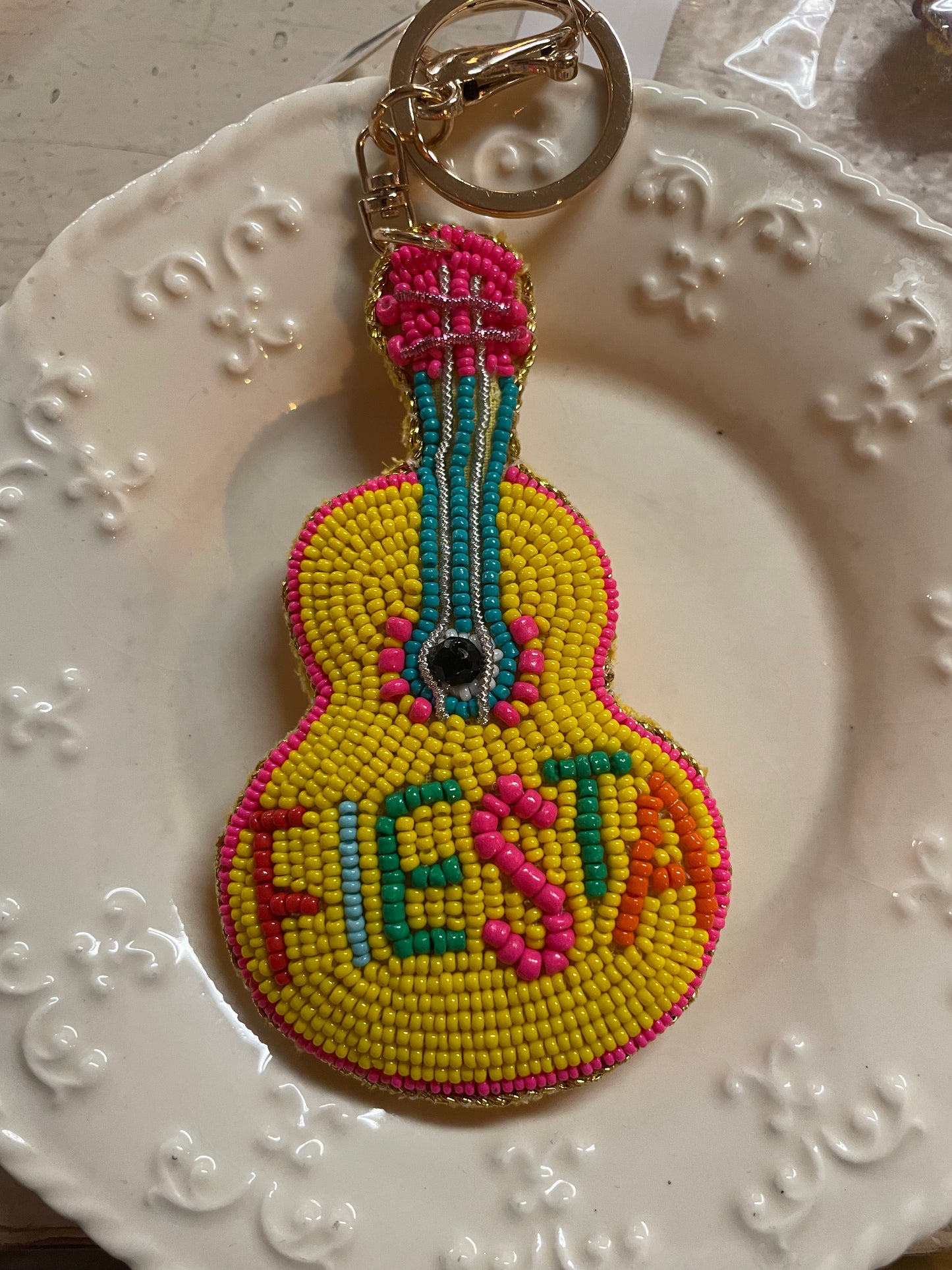 Fiesta Guitar Key Chain