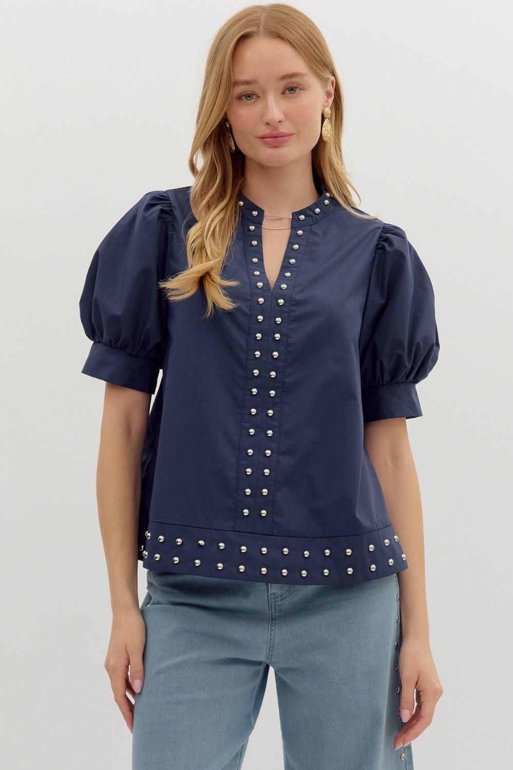 Jenifer Studded Top