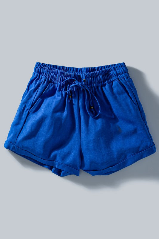 Lydia Linen Shorts