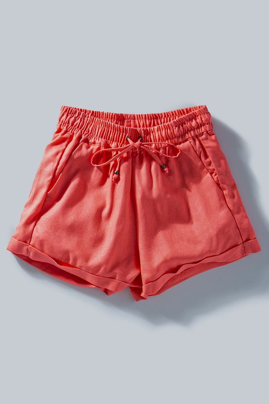 Lydia Linen Shorts