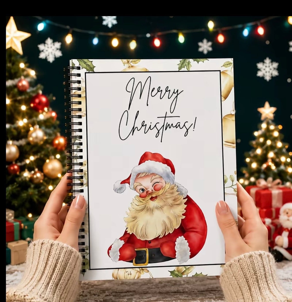Santa gift card book