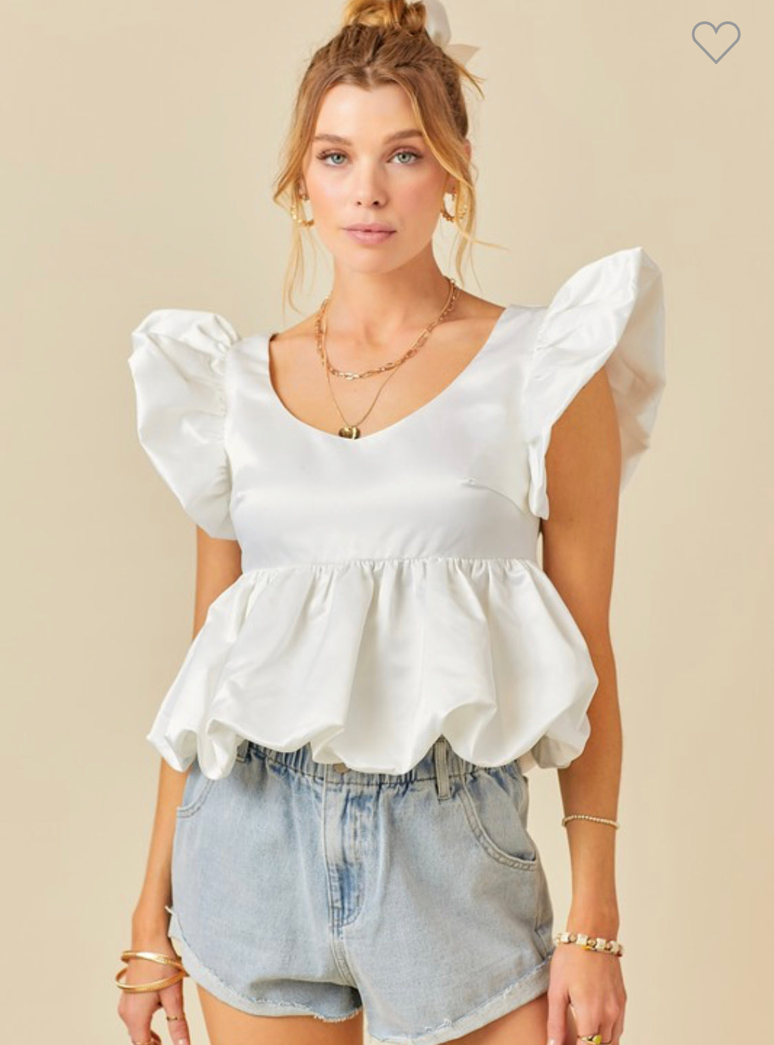 Anna Babydoll Top