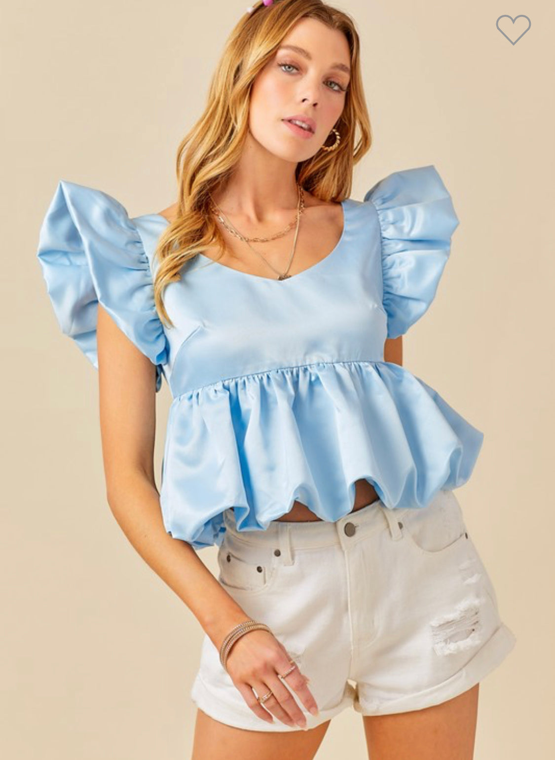 Anna Babydoll Top