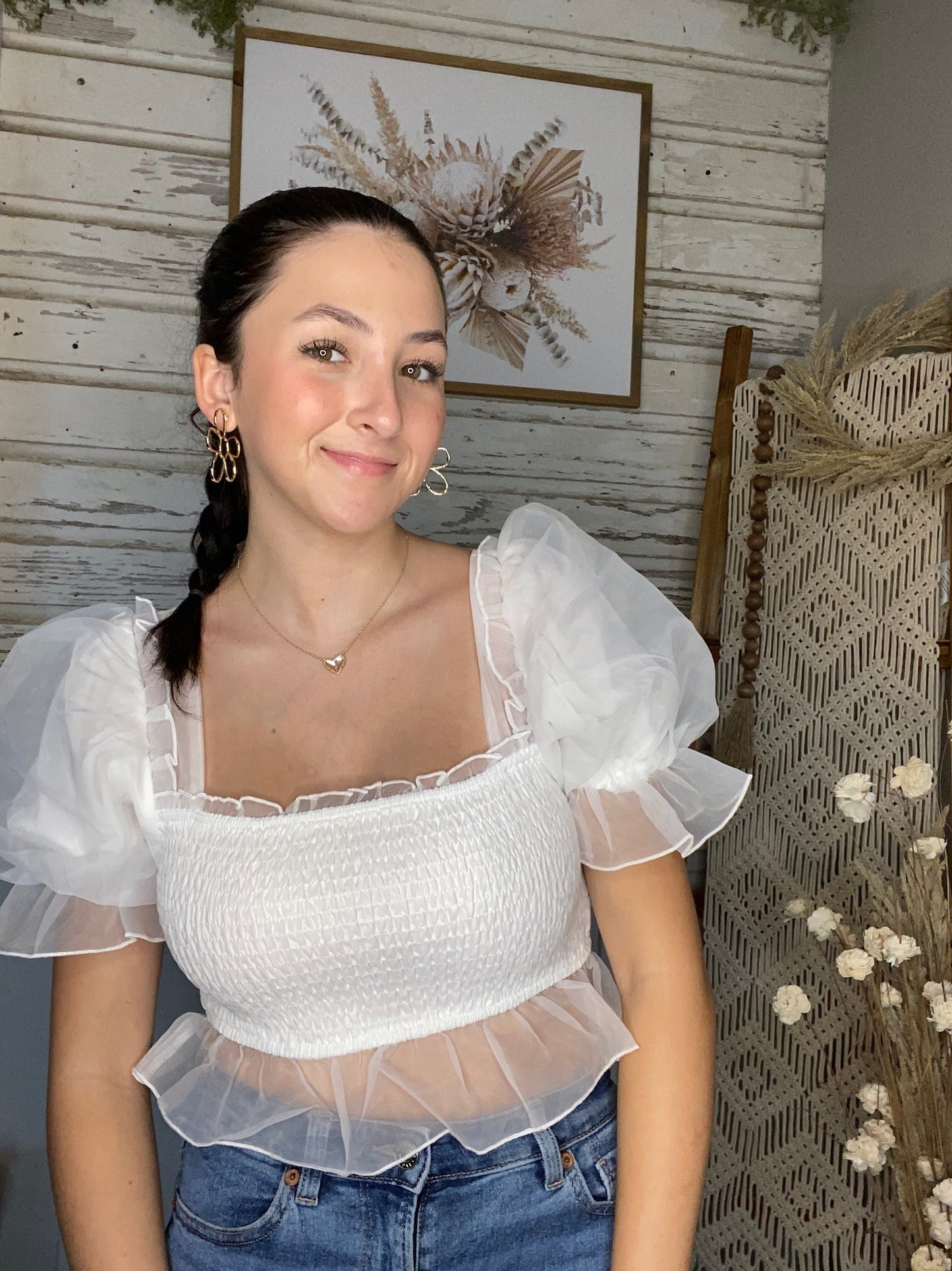 Mia Ruffle Top