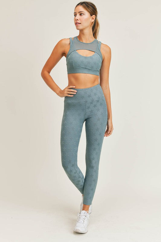 Mono B Jacquard Sports Bra