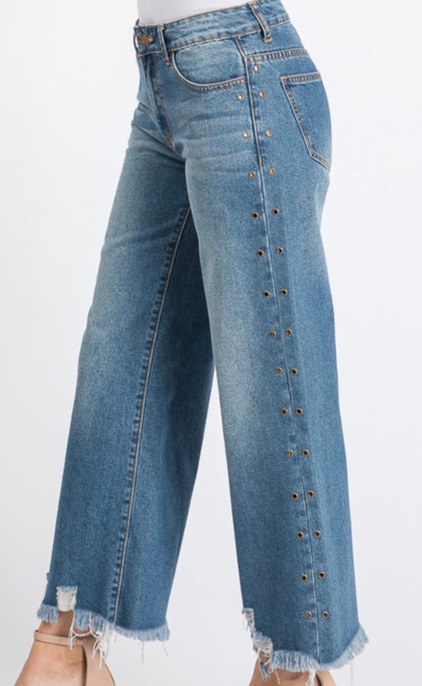 Denim Gaucho Jeans